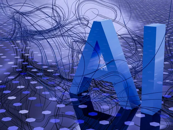 Illustration representing a brand being recommended inside an AI chat tool